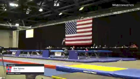 Dre' Spivey - Tumbling, Alpha TnT - 2021 USA Gymnastics Championships