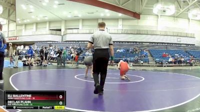 160 lbs Finals (2 Team) - Declan Plahn, HSE Wrestling Club vs Eli Ballentine, Webo Wrestling Club