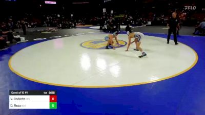 132 lbs Consi Of 16 #1 - Vincente Rodarte, Benicia (NC) vs Daniel Reza, South (CS)