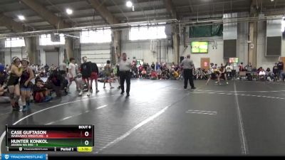 80 lbs Round 2 (8 Team) - Case Guftason, Warhawks Wrestling vs Hunter Konkol, Askren WA Red