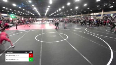 83 lbs Semifinal - Michael Bernabe, Dethrone WC vs Mason Schlaht, Sunkist Kids Monster Garage