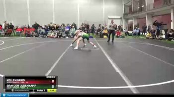 132 lbs Round 2 (8 Team) - Kellen Hurd, South Dakota Fury vs Brayden Oldenkamp, South Dakota Mania