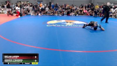 53-56 lbs Round 5 - Keidrick O`Bannon, FordDynastyWrestlingClub vs Declan Larsen, Salem Elite Mat Club