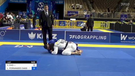 YOUNGSEUNG CHO vs LEONARDO FERNANDES SAGGIORO 2024 Pan Jiu Jitsu IBJJF Championship