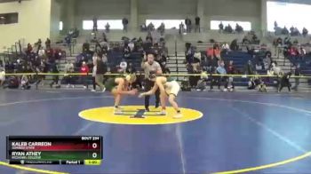 141 lbs Cons. Round 2 - Ryan Athey, McDaniel College vs Kaleb Carreon, Oswego State