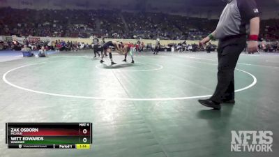 4A-215 lbs Quarterfinal - Zak Osborn, McLoud vs Witt Edwards, Wagoner