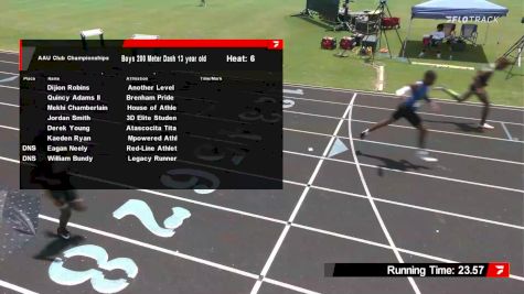 Youth Boys' 200m, Semi-Finals 7 - Age 13