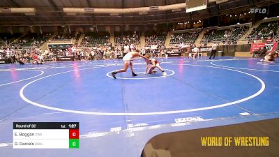 125 lbs Round Of 32 - Eli Boggan, Cohesion Wrestling Academy vs David Daniels, Granite Hills (El Cajon)