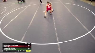 150 lbs Champ. Round 2 - Brayden Linsmeier, Minnesota vs Mark Svoboda, Hastings Wrestling Club