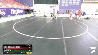 106 lbs Cons. Round 4 - Alex Gau, MN vs Adante Washington, IL