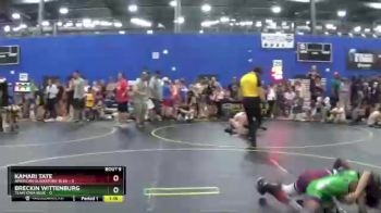 67 lbs Finals (8 Team) - Breckin Wittenburg, Team Iowa Blue vs Kamari Tate, American Gladiators-Blue