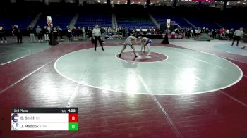 150 lbs 3rd Place - Caden Smith, Central Catholic vs Jake Maddox, Newtown