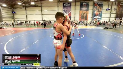 72 lbs Rd# 7- 10:45am Saturday Final Pool - Ethan Guzman, Scorpions vs Bryson Zunich, No Escape W.A.