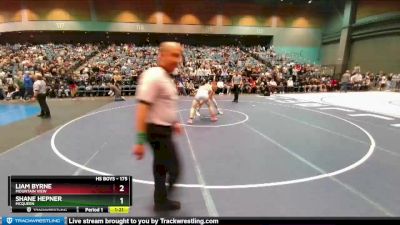 175 lbs Semifinal - Liam Byrne, Mountain View vs Shane Hepner, Mcqueen