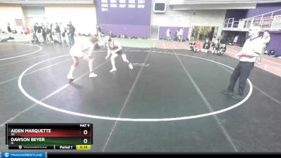 150-163 lbs Round 1 - Aiden Marquette, WI vs Dawson Beyer, IA