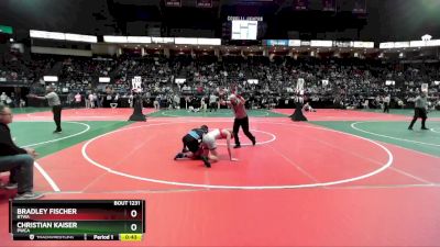 120 lbs Cons. Round 4 - Christian Kaiser, PWCA vs Bradley Fischer, BTWA