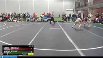 126 lbs Round 3 (4 Team) - Logan McDonald, Iowa White vs Jordan Schmidt, All Stars