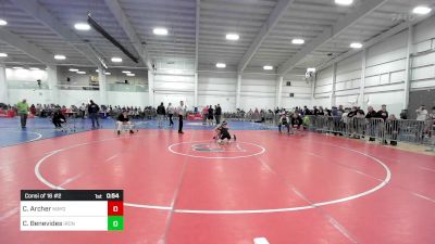 81 lbs Consi Of 16 #2 - Cian Archer, Mayo Quanchi WC vs Christian Benevides, Iron Faith WC