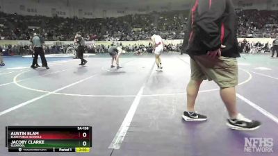 5A-138 lbs Champ. Round 1 - Jacoby Clarke, Glenpool vs Austin Elam, Elgin Public Schools