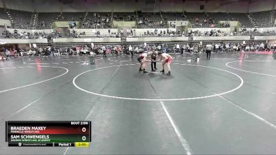 189 lbs Cons. Round 2 - Sam Schwengels, Askren Wrestling Academy vs Braeden Maxey, PINnacle Wrestling