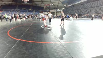 250 lbs Cons. Semi - Landen Pillers, Team Newport Tornadoes Wrestling Club vs Kade Calderon, Ascend Wrestling Academy