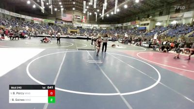 90 lbs Consi Of 8 #2 - Byron Percy, Windsor vs Braden Gaines, Windsor