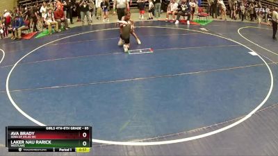 85 lbs Quarterfinal - Ava Brady, Sons Of Atlas WC vs Laker Nau Rarick, WESTLAKE