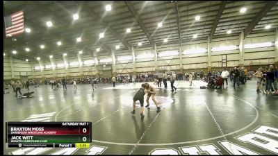 125 lbs Cons. Round 3 - Braxton Moss, Sanderson Wrestling Academy vs Jack Witt, Wasatch Wrestling Club