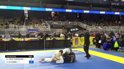 GEOVANI CRUZ CORDEIRO vs ERIC B SEMBA 2024 Pan Jiu Jitsu IBJJF Championship