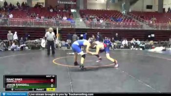 160 lbs Round 3 (8 Team) - Jakob Ransdell, Kearney vs Isaac Sinks, Manhattan