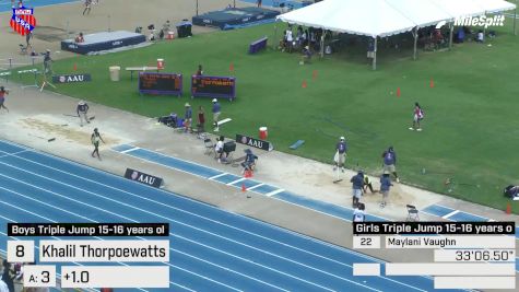 Replay: Long Jump / Triple Jump - 2022 AAU Junior Olympic Games | Aug 3 @ 8 AM