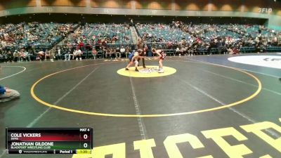 102-111 lbs Round 2 - Jonathan Gildone, Blackfoot Wrestling Club vs Cole Vickers, SVMS