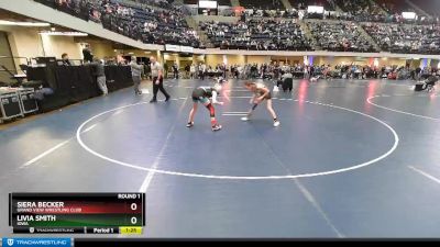 95 lbs Round 1 - Siera Becker, Grand View Wrestling Club vs Livia Smith, Iowa