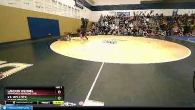 56 lbs Quarterfinal - Landon Wendel, Prometheus Wrestling Club vs Kai Pollock, Spokane Wrestling