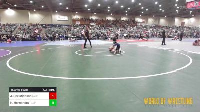 126 lbs Quarterfinal - Jesus Campos, Team Aggression vs Andrew Diaz, Hesperia