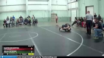 92 lbs Round 5 (8 Team) - Revin Dickman, Dynasty Crusaders vs Austin Bickerton, Ohio Rampage