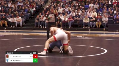 184 lbs Semifinal - Chris Foca, Cornell vs Aaron Ayzerov, Columbia