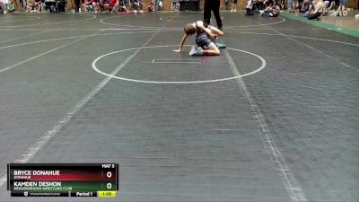 76 lbs Semifinal - Bryce Donahue, Donahue vs Kamden DeShon, Neighborhood Wrestling Club