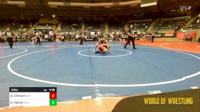 83 lbs Round Of 16 - Ace Chittum, Sebolt Wrestling Academy vs Brayden Yakich, Black Fox Academy