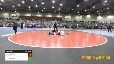 120 lbs Semifinal - Dylan Clark, Henley vs Clemente Delgado, Live Training