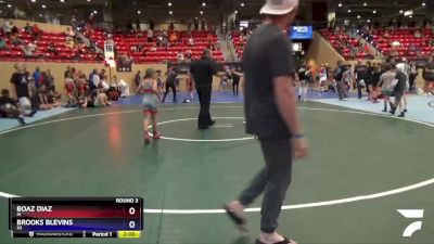 71 lbs Round 3 - Boaz Diaz, IA vs Brooks Blevins, KS