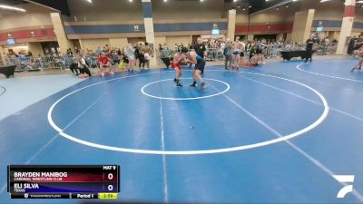 160 lbs Cons. Round 3 - Brayden Manibog, Cardinal Wrestling Club vs Eli Silva, Texas