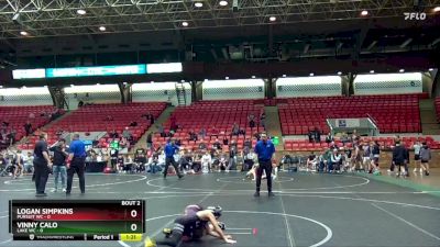 48 lbs Round 1 (4 Team) - Logan Simpkins, Pursuit WC vs Vinny Calo, Lake WC