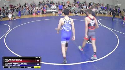 106 lbs Cons. Round 2 - Nolan Marshall, Viper vs Damian Amaral Perez, Eagle Point Wrestling