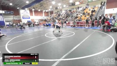 160 lbs Quarterfinal - Giovanni Dantas, Beckman vs Zion Hernandez, Corona Del Mar