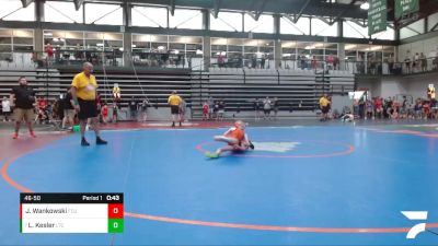 46-50 lbs Cons. Round 2 - Lane Kesler, Fisher Wrestling Club vs Jax Wankowski, Flight Company USA