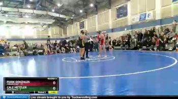 195 lbs Round 3 (4 Team) - Mark Gonzales, Crown Point vs Cale Metzler, Noblesville