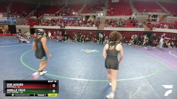 126 lbs 2nd Wrestleback And Semi-finals(16 Team) - Zoe Aceves, Rockwall vs Giselle Cruz, Katy Paetow