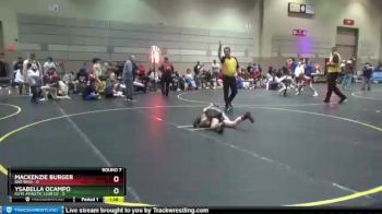 102 lbs Round 7 (8 Team) - YSABELLA OCAMPO, Elite Athletic Club DZ vs Mackenzie Burger, Bad Bass