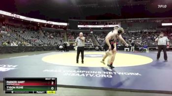 215 lbs Quarterfinal - Parker Hart, Heritage Hills vs Tyson Ruhe, Jasper